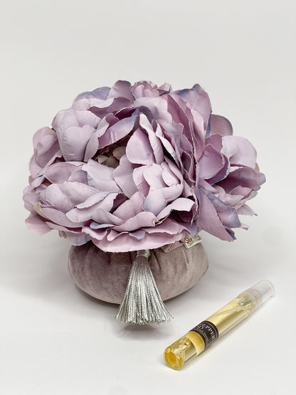 „Deko-Blumen Bouquet mit Raumduft – Lilac Peony“