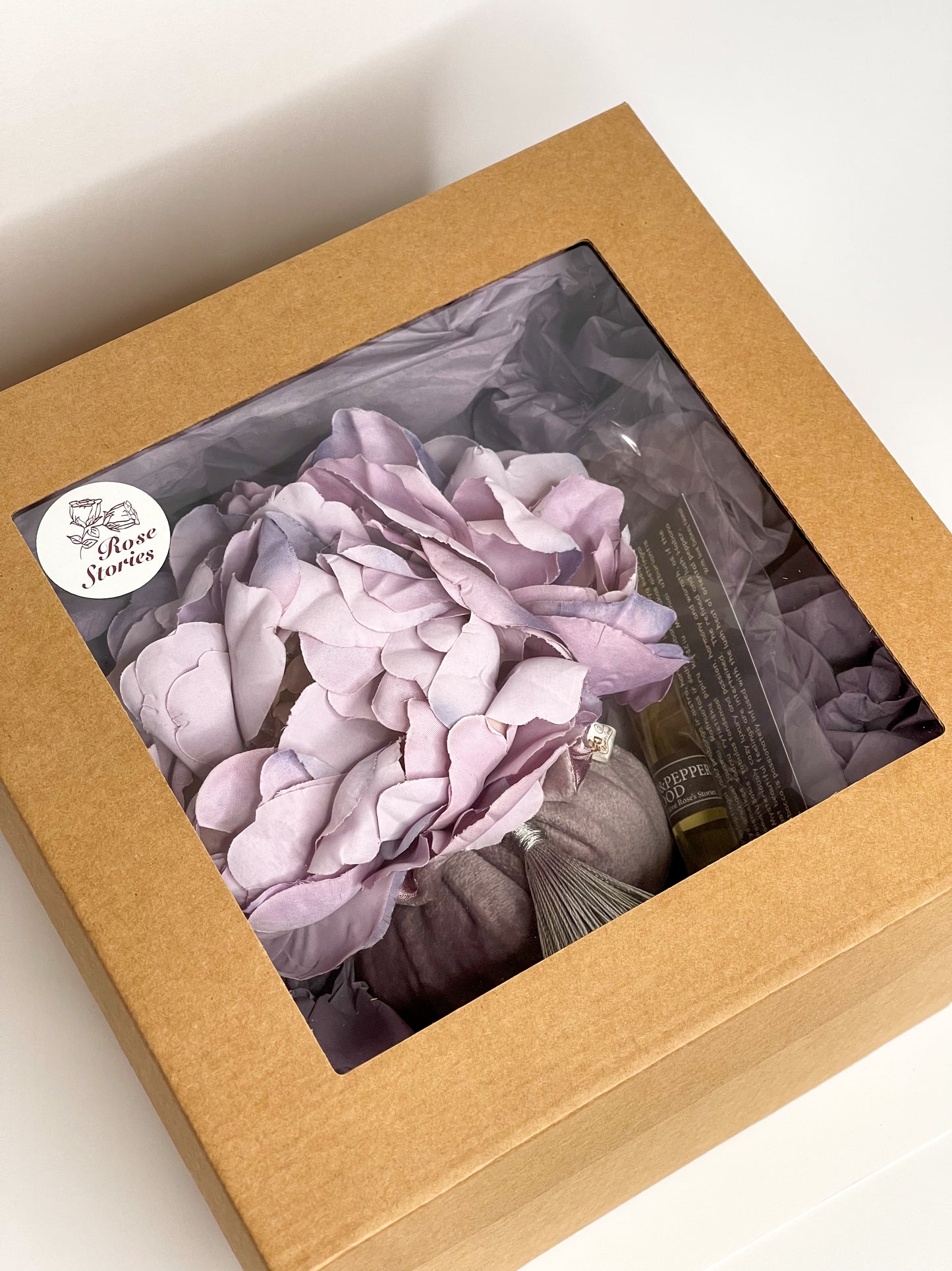 „Deko-Blumen Bouquet mit Raumduft – Lilac Peony“