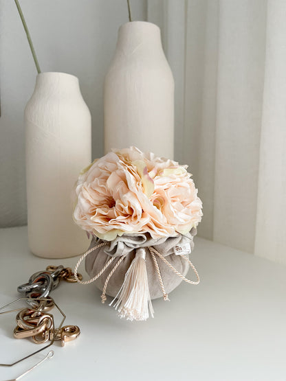 „Deko-Blumen Bouquet mit Raumduft – Almond Peony“