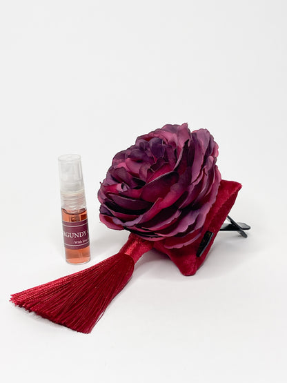 Car Air Freshner „Burgundy Peony“ mit Luftclip