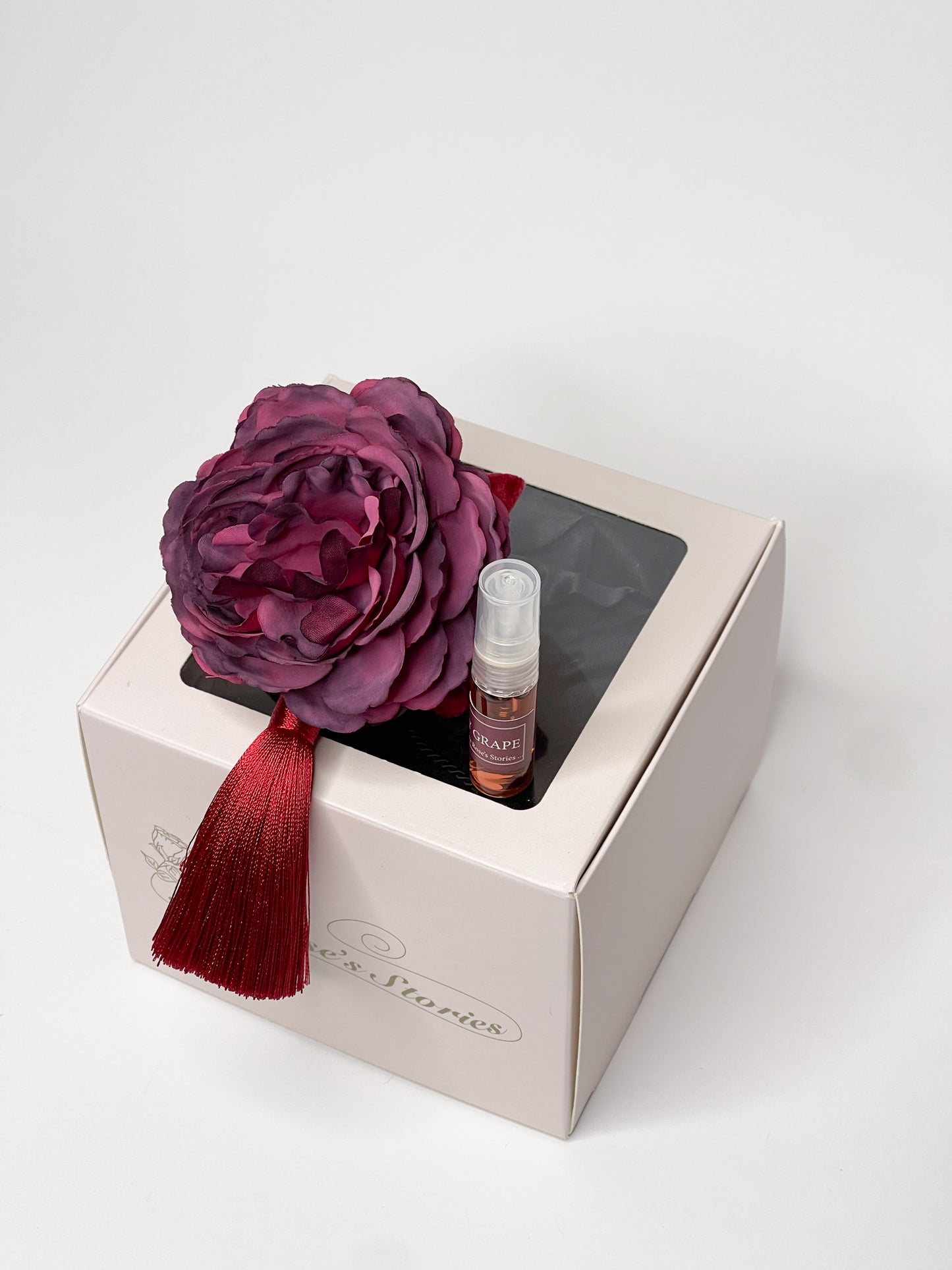 Car Air Freshner „Burgundy Peony“ mit Luftclip