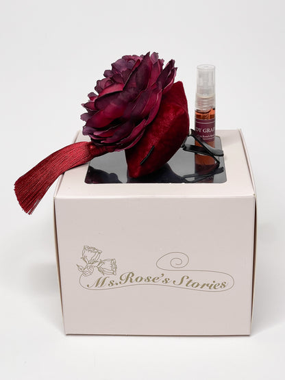 Car Air Freshner „Burgundy Peony“ mit Luftclip